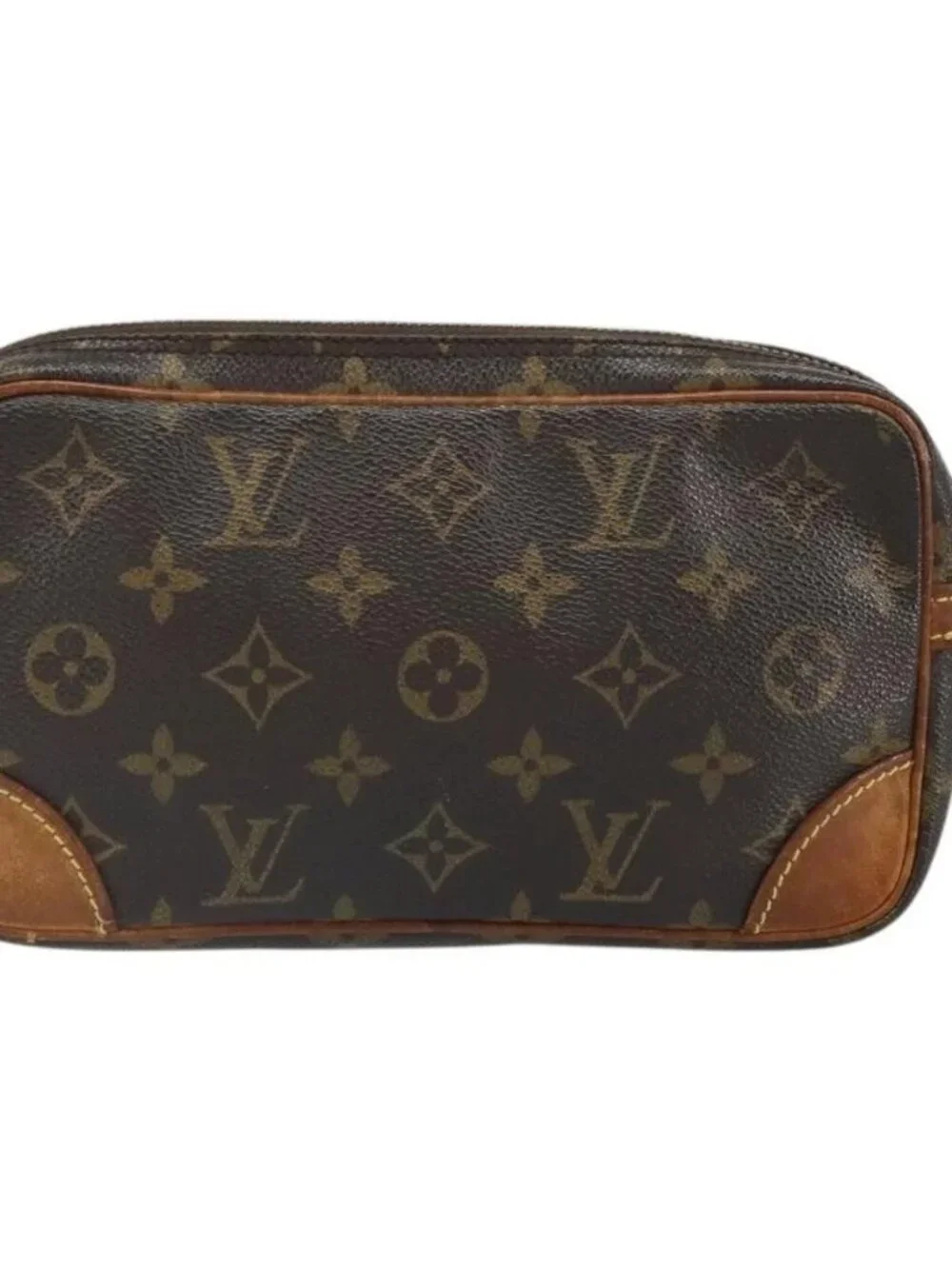 LOUIS VUITTON Monogram Marly Dragonne PM Clutch Bag M51827 LV Auth 166581